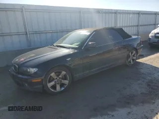 2006 BMW 3 Series 325Ci with VIN WBABW33446PX87975, listed as a Copart auction lot 44385775 with 115,093 mi miles and Salvage Title. Bid and sale history available at carsss.com. Image 1.