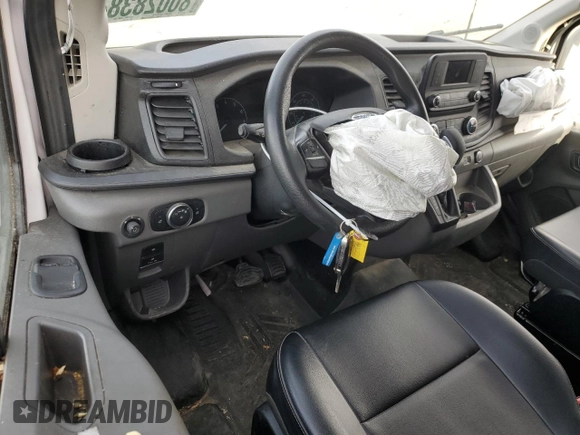2023 Ford Transit Cargo with VIN 1FTBR2C8XPKA42105, listed as a Copart auction lot 80028384 with 136,464 mi miles and Salvage title. Bid and sale history available at DreamBid. Image 8.