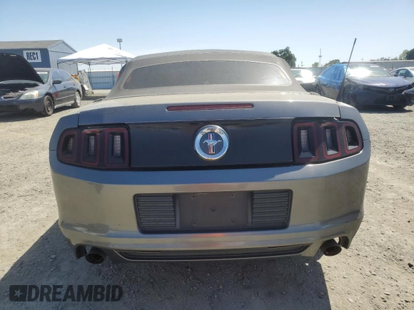 2014 Ford Mustang V6 with VIN 1ZVBP8EM3E5267459, listed as a Copart auction lot 52493555 with 134,612 mi miles and Clean Title. Bid and sale history available at carsss.com. Image 6.
