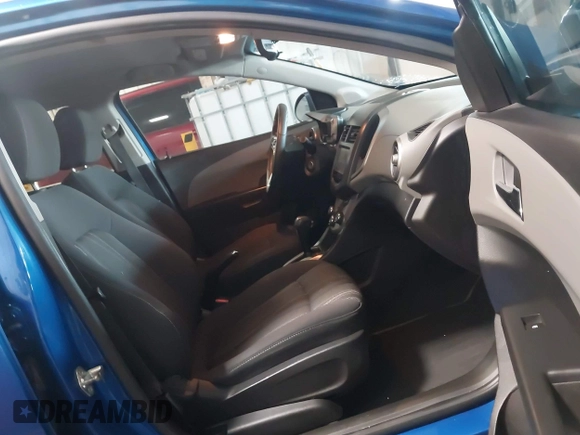 2016 Chevrolet Sonic LT with VIN 1G1JC6SH5G4163790, listed as a IAAI auction lot 41629040 with 82,381 mi miles. Bid and sale history available at carsss.com. Image 5.