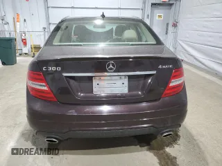 2012 Mercedes-Benz C 300 Sport with VIN WDDGF8BB3CR230244, listed as a Copart auction lot 47046855 with 112,648 mi miles and Salvage Title. Bid and sale history available at DreamBid. Image 6.