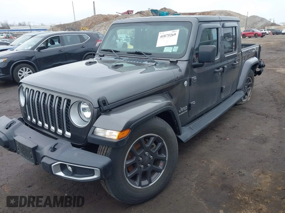 2021 Jeep Gladiator Overland с VIN 1C6HJTFG7ML620006, выставлен на аукционе IAAI как лот 41875269 с пробегом 22 655 миль миль и . История ставок и продаж доступна на DreamBid. Изображение 20.