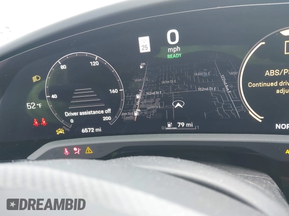 2024 Porsche Taycan GTS with VIN WP0AD2Y13RSA47237, listed as a IAAI auction lot 41557327 with 6,572 mi miles and . Bid and sale history available at DreamBid. Image 17.