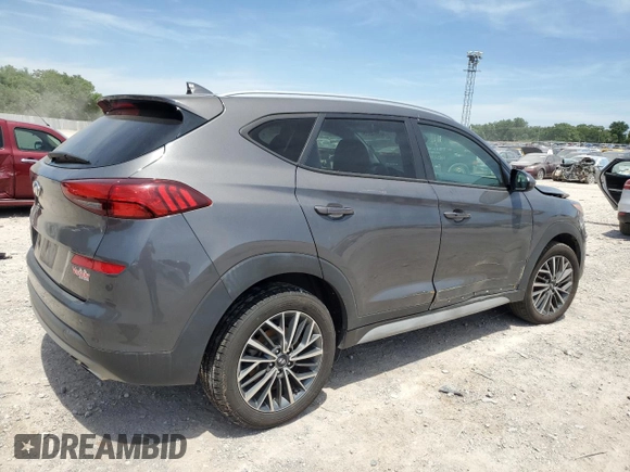 2020 Hyundai Tucson Sport with VIN KM8J33AL3LU230985, listed as a Copart auction lot 55344355 with 76,681 mi miles and Salvage title. Bid and sale history available at DreamBid. Image 3.