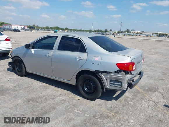 2010 Toyota Corolla with VIN 1NXBU4EE2AZ240438, listed as a IAAI auction lot 42125407 with 185,253 mi miles and . Bid and sale history available at DreamBid. Image 3.