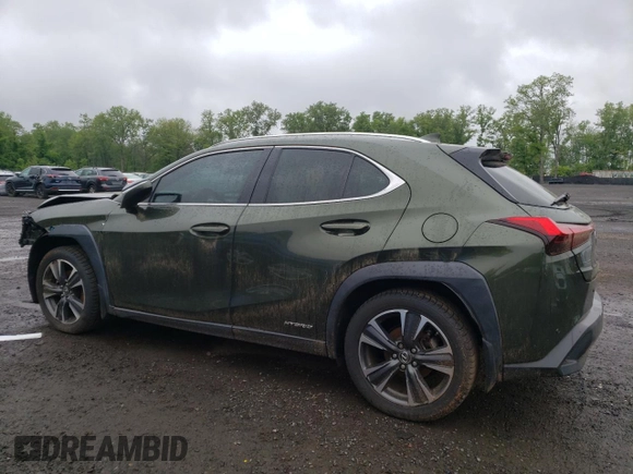 2019 Lexus UX 250h with VIN JTHU9JBH4K2000752, listed as a Copart auction lot 58760355 with 40,969 mi miles and Salvage title. Bid and sale history available at DreamBid. Image 2.
