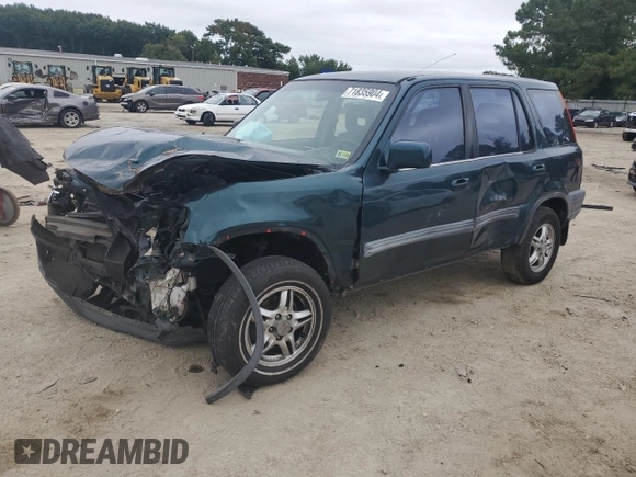 1998 Honda CR-V EX with VIN JHLRD1860WC065953, listed as a Copart auction lot 71835904 with 287,437 mi miles and Salvage Title. Bid and sale history available at carsss.com. Image 1.