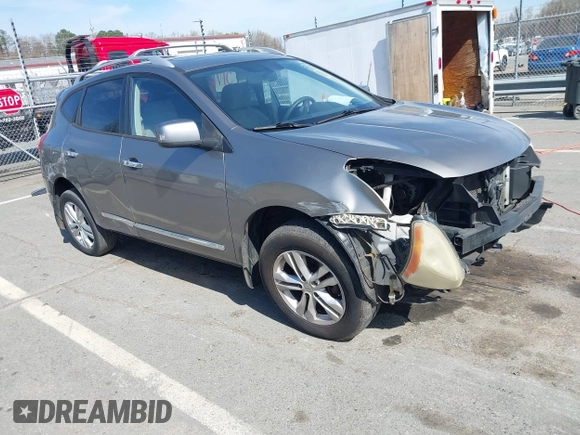 2012 Nissan Rogue SV with VIN JN8AS5MV2CW716874, listed as a IAAI auction lot 41820680 with 166,132 mi miles. Bid and sale history available at carsss.com. Image 1.