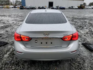2017 Infiniti Q50 2.0t Premium with VIN JN1CV7ARXHM680324, listed as a Copart auction lot 49944555 with 100,630 mi miles and Salvage Title. Bid and sale history available at carsss.com. Image 6.