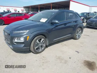 2021 Hyundai Kona Ultimate with VIN KM8K53A50MU601084, listed as a IAAI auction lot 41900099 with 56,171 mi miles. Bid and sale history available at carsss.com. Image 17.