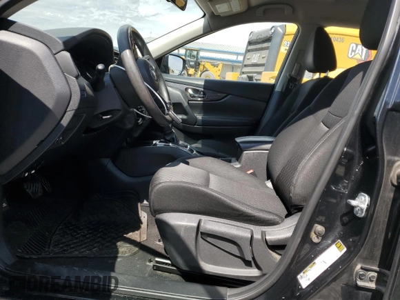 2017 Nissan Rogue SV with VIN KNMAT2MT3HP541834, listed as a Copart auction lot 50585425 with 169,432 mi miles and Salvage title. Bid and sale history available at DreamBid. Image 7.