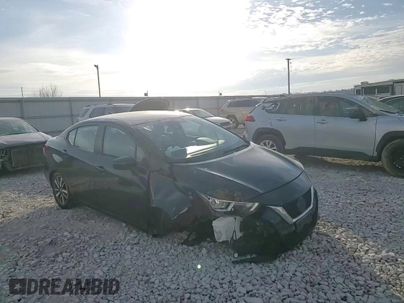 2021 Nissan Versa SV with VIN 3N1CN8EV8ML890616, listed as a Copart auction lot 47128505 with 73,006 mi miles and Salvage Title. Bid and sale history available at DreamBid. Image 11.