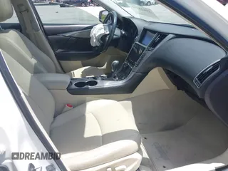 2016 Infiniti Q50 2.0t Premium with VIN JN1CV7AR3GM252349, listed as a IAAI auction lot 39425256 with 49,767 mi miles. Bid and sale history available at carsss.com. Image 5.