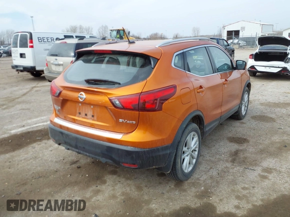 2017 Nissan Rogue Sport SL with VIN JN1BJ1CR8HW103023, listed as a IAAI auction lot 41810707 with 77,172 mi miles. Bid and sale history available at carsss.com. Image 4.