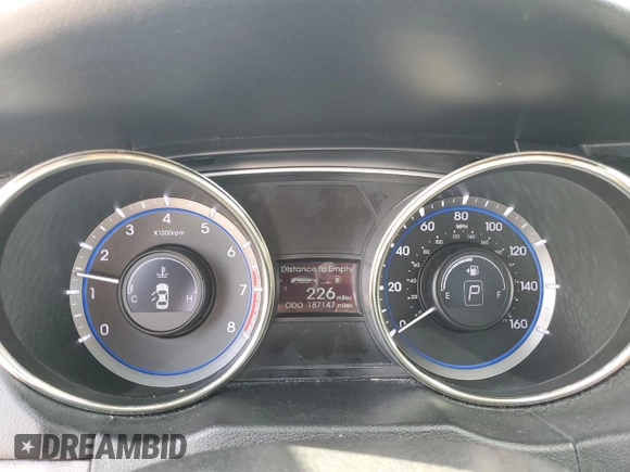 2012 Hyundai Sonata SE z VIN 5NPEC4AC4CH367035, wystawiony jako Copart lot #53584105 z przebiegiem 187 147 mil mil oraz Szkoda całkowita • Salvage title. Historia ofert i sprzedaży dostępna na DreamBid. Obrazek 9.