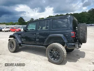 2020 Jeep Wrangler Unlimited Sahara High Altitude with VIN 1C4HJXEG1LW324669, listed as a Copart auction lot 56554095 with 42,098 mi miles and Salvage title. Bid and sale history available at DreamBid. Image 2.