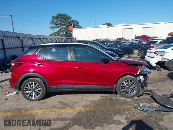 2021 Nissan Kicks SV with VIN 3N1CP5CV5ML487768, listed as a IAAI auction lot 41797568 with 40,182 mi miles. Bid and sale history available at carsss.com. Image 13.