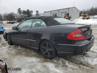 2006 Mercedes-Benz CLK-Class 5.0L with VIN WDBTK75G66T057685, listed as a Copart auction lot 43853295 with 0 mi miles and Clean Title. Bid and sale history available at carsss.com. Image 2.
