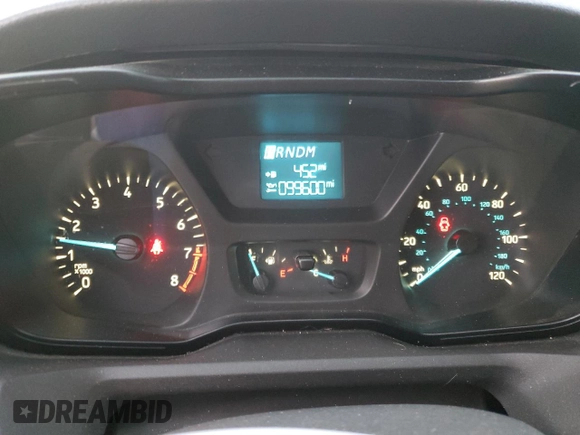 2017 Ford Transit with VIN 1FTYE1YM8HKA16920, listed as a Copart auction lot 43272095 with 99,600 mi miles and Salvage title. Bid and sale history available at DreamBid. Image 9.