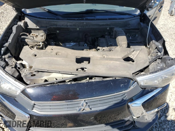 2017 Mitsubishi Outlander Sport ES 2.0 with VIN JA4AP3AU0HZ056413, listed as a Copart auction lot 50249385 with 61,076 mi miles and Salvage Title. Bid and sale history available at carsss.com. Image 12.