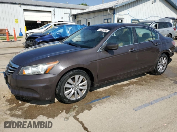 2012 Honda Accord EX with VIN 1HGCP2F76CA030175, listed as a Copart auction lot 57324595 with 209,093 mi miles and Salvage title. Bid and sale history available at DreamBid. Image 1.