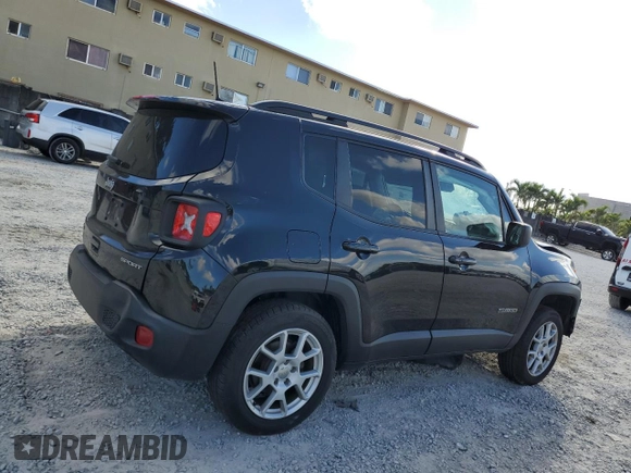 2019 Jeep Renegade Sport with VIN ZACNJBAB4KPJ73304, listed as a Copart auction lot 46895955 with 64,889 mi miles and Non repairable. Bid and sale history available at DreamBid. Image 3.