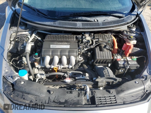 2012 Honda CR-Z with VIN JHMZF1D49CS005245, listed as a Copart auction lot 80235854 with 166,389 mi miles and Salvage title. Bid and sale history available at DreamBid. Image 11.