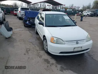 2003 Honda Civic LX with VIN 1HGES16593L032331, listed as a IAAI auction lot 41911396 with 83,778 mi miles. Bid and sale history available at carsss.com. Image 1.