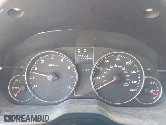 2014 Subaru Legacy Premium with VIN 4S3BMBC67E3019014, listed as a IAAI auction lot 42633398 with 218,236 mi miles and . Bid and sale history available at DreamBid. Image 7.