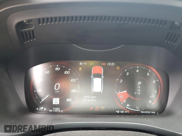 2018 Volvo XC60 Inscription z VIN LYVA22RL7JB069120, wystawiony jako Copart lot #57227655 z przebiegiem 71 552 mil mil oraz Szkoda całkowita • Salvage title. Historia ofert i sprzedaży dostępna na DreamBid. Obrazek 9.