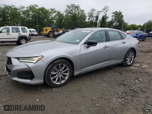 2021 Acura TLX z VIN 19UUB5F37MA015509, wystawiony jako Copart lot #57645505 z przebiegiem 17 478 mil mil oraz Szkoda całkowita • Salvage title. Historia ofert i sprzedaży dostępna na DreamBid. Obrazek 1.