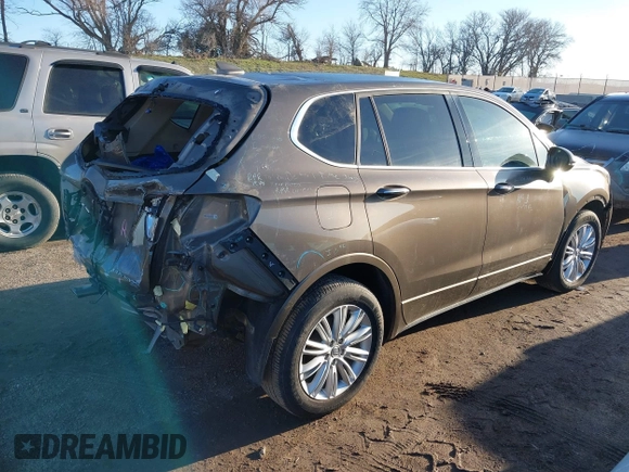 2017 Buick Envision Preferred with VIN LRBFXCSA8HD102999, listed as a IAAI auction lot 38986358 with 58,900 mi miles and . Bid and sale history available at carsss.com. Image 4.