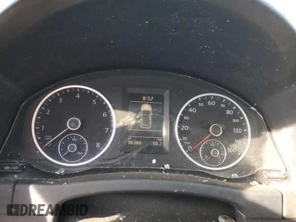 2013 Volkswagen Tiguan S z VIN WVGBV3AX3DW073322, wystawiony jako Copart lot #79616044 z przebiegiem 96 366 mil mil oraz Szkoda całkowita • Salvage title. Historia ofert i sprzedaży dostępna na DreamBid. Obrazek 9.