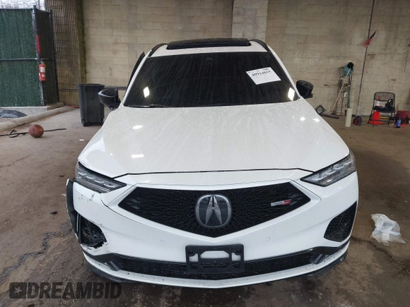 2023 Acura MDX Type S w/Advance Package with VIN 5J8YD8H88PL003108, listed as a IAAI auction lot 40914855 with 1 mi miles. Bid and sale history available at carsss.com. Image 12.