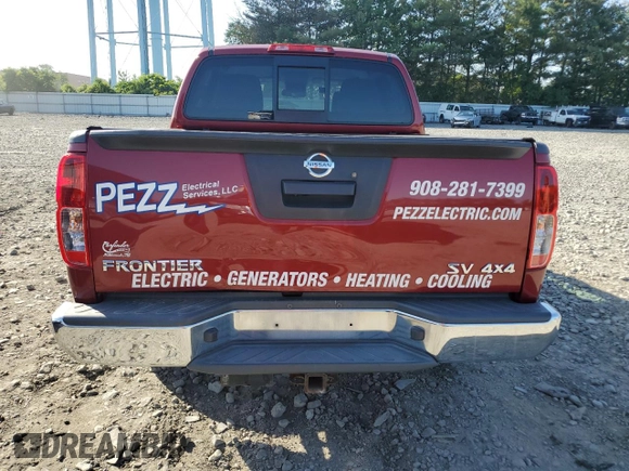 2019 Nissan Frontier SV with VIN 1N6AD0EV8KN735986, listed as a Copart auction lot 61603585 with Not provided miles and Salvage title. Bid and sale history available at DreamBid. Image 6.