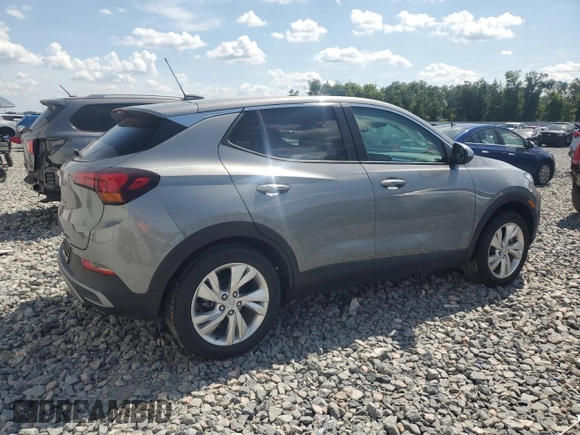 2025 Buick Encore GX Preferred with VIN KL4AMBSP4SB002849, listed as a Copart auction lot 57385015 with 2,966 mi miles and Salvage title. Bid and sale history available at DreamBid. Image 3.