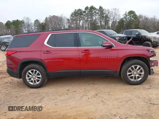 2020 Chevrolet Traverse LT Cloth with VIN 1GNERGKW2LJ197166, listed as a IAAI auction lot 41789888 with 91,627 mi miles. Bid and sale history available at carsss.com. Image 13.