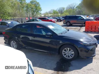 2025 Toyota Camry LE with VIN 4T1DAACK4SU513633, listed as a IAAI auction lot 42034741 with 27,024 mi miles and . Bid and sale history available at DreamBid. Image 14.