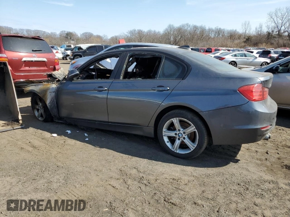 2015 BMW 3 Series 328i xDrive with VIN WBA3B5C54FF962669, listed as a Copart auction lot 48249405 with 0 mi miles and Salvage Title. Bid and sale history available at carsss.com. Image 2.