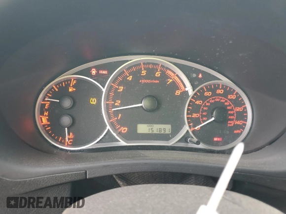 2012 Subaru WRX WRX with VIN JF1GV7E60CG002984, listed as a Copart auction lot 54557175 with 151,891 mi miles and Salvage title. Bid and sale history available at DreamBid. Image 9.