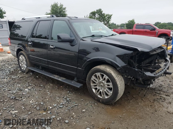2014 Ford Expedition Max Limited with VIN 1FMJK2A51EEF07371, listed as a Copart auction lot 61526975 with 237,952 mi miles and Salvage title. Bid and sale history available at DreamBid. Image 4.