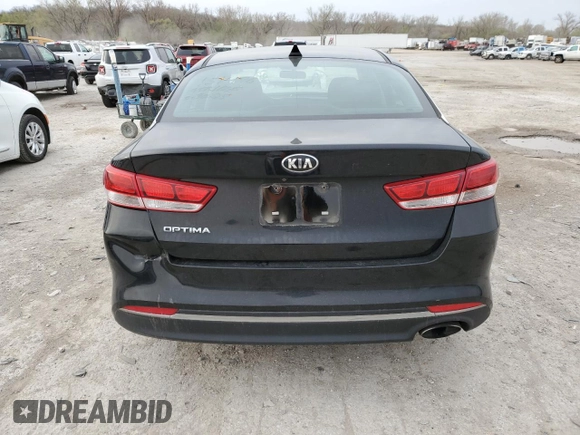 2016 Kia Optima LX with VIN 5XXGT4L39GG001627, listed as a Copart auction lot 51493415 with Not Provided miles and Salvage Title. Bid and sale history available at carsss.com. Image 6.