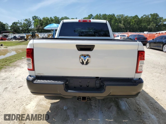 2022 Ram 2500 Tradesman with VIN 3C6UR4CJ7NG356300, listed as a Copart auction lot 57221305 with 33,230 mi miles and Salvage title. Bid and sale history available at DreamBid. Image 6.