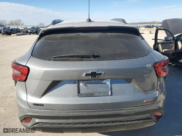 2025 Chevrolet Trax 2RS with VIN KL77LJEPXSC067060, listed as a Copart auction lot 83659584 with 720 mi miles and Salvage Title. Bid and sale history available at carsss.com. Image 6.
