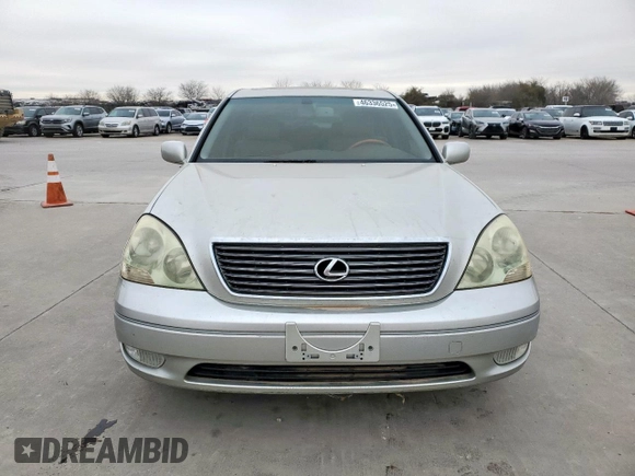 2002 Lexus LS 430 z VIN JTHBN30F120091703, wystawiony jako Copart lot #46336525 z przebiegiem Nie podano mil oraz Szkoda całkowita • Salvage title. Historia ofert i sprzedaży dostępna na DreamBid. Obrazek 5.