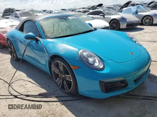 2018 Porsche 911 Carrera S with VIN WP0CB2A98JS147303, listed as a Copart auction lot 73758284 with Not Provided miles and Non Repairable. Bid and sale history available at carsss.com. Image 4.