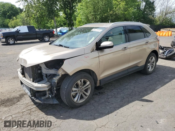 2020 Ford Edge SEL z VIN 2FMPK3J91LBB64038, wystawiony jako Copart lot #56422515 z przebiegiem 47 219 mil mil oraz Szkoda całkowita • Salvage title. Historia ofert i sprzedaży dostępna na DreamBid. Obrazek 1.