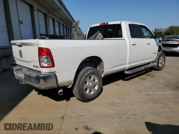 2020 Ram 2500 Big Horn with VIN 3C6UR5JJ2LG200364, listed as a Copart auction lot 70849704 with 93,155 mi miles and Salvage Title. Bid and sale history available at carsss.com. Image 3.