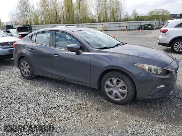 2015 Mazda 3 i Sport with VIN JM1BM1U79F1245845, listed as a Copart auction lot 52589195 with 90,216 mi miles and Salvage Title. Bid and sale history available at DreamBid. Image 4.