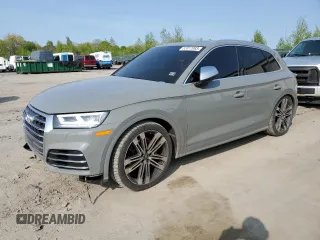 2019 Audi SQ5 Premium Plus with VIN WA1B4AFY1K2015849, listed as a Copart auction lot 52017083 with 25,465 mi miles. Bid and sale history available at carsss.com. Image 1.